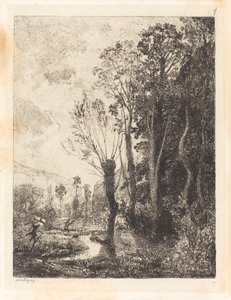 Satyr von Charles Francois Daubigny