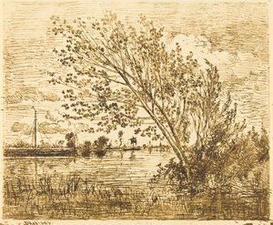 Erlenbestand von Charles Francois Daubigny