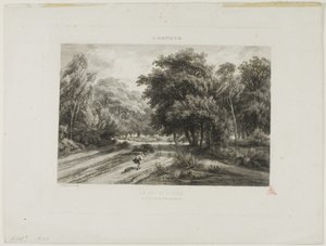Das Adlernest im Wald von Fontainebleau