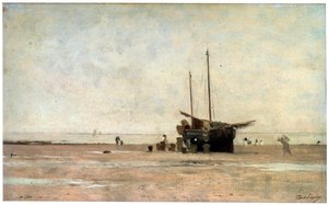 Die Küste, Ende der 1860er Jahre, frühe 1870er Jahre von Charles Francois Daubigny