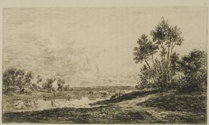 Die Seine bei Port-Maurin von Charles Francois Daubigny