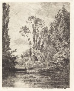 Die Jungfraueninseln in Bezons von Charles Francois Daubigny