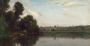 Waschfrauen am Fluss Oise bei Valmondois, 1865