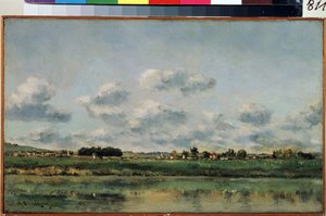 Ufer der Loing von Charles Francois Daubigny