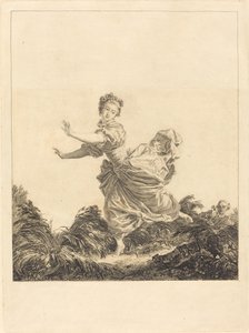 Die absichtliche Flucht von Charles François Adrien Macret after Jean Honoré Fragonard
