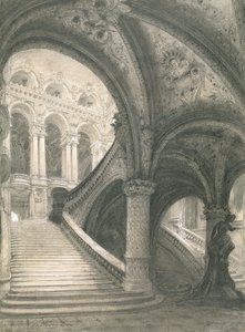 Die Treppe der Pariser Oper von Charles Garnier