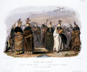 Ptihn-Tak-Ochata, Tanz der Mandan-Frauen von Charles Geoffroy