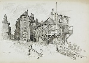 Das Fountain Hotel, Deal, Kent von Charles George Harper