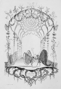 Italienisches Theater, aus Essai de Papilloneries Humaines par Saint A... von Charles Germain de Saint Aubin