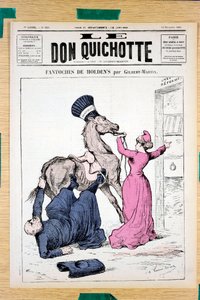Titelblatt von „Le Don Quichotte“, Nummer 335, Satirique en Colours von Charles Gilbert Martin
