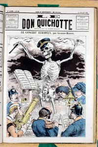 Titelblatt von Le Don Quichotte, Nummer 422, Satirisch in Farben