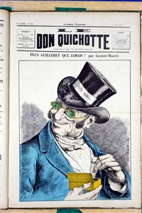 Titelblatt von Le Don Quixote, Nummer 45, Satirique en Couleurs