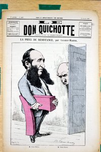Cover von „The Don Quixote“, Nummer 297, Satirisch in Farben