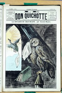Cover von „Don Quixote“, Nummer 94, Satirisch in Farben von Charles Gilbert Martin