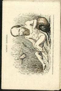 Illustration von Charles Gilbert-Martin (1839-1905) in „Zeitgenössische Grimassen“ von Charles Gilbert Martin