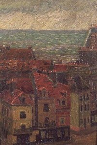 Dächer, Le Havre von Charles Ginner