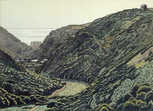 Das Valency-Tal, Boscastle, Cornwall von Charles Ginner