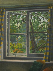 Durch ein Cottage-Fenster, Shipley, Sussex