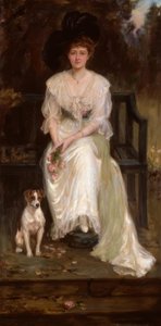 Mrs. Irene Watts, Gemälde von C.G. Anderson