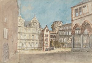Ruinen des Heidelberger Schlosses von Charles Gore
