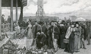 Ein Londoner Jahrmarktstag auf dem Metropolitan Cattle Market
