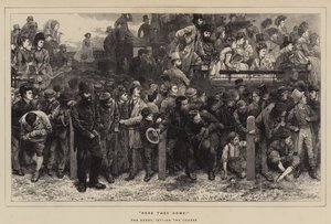 Hier kommen sie!, das Derby, 1871, Auf der Rennbahn