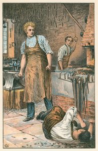 Szene aus Große Erwartungen von Charles Dickens, London ca. 1870 von Charles Green