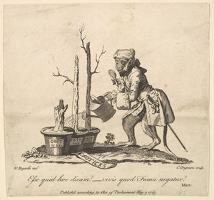 Schlussvignette zum Katalog der im Spring Garden ausgestellten Bilder, 7. Mai 1761