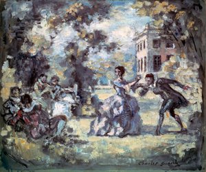 Liebesszene, ca. 1908 von Charles Guerin