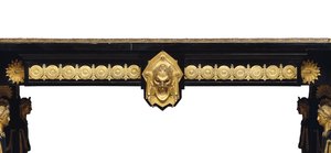 Napoleon III Tisch, entworfen von Jean Brandely, Marketerie von E. Varlot, Paris, ca. 1850-75
