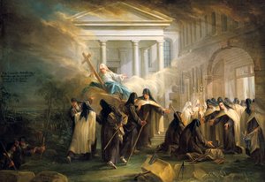 Die Ankunft der Karmelitinnen aus Brüssel, Mitte des 18. Jahrhunderts