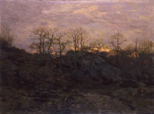 Waldrand, Dämmerung, ca. 1890 von Charles H. Davis