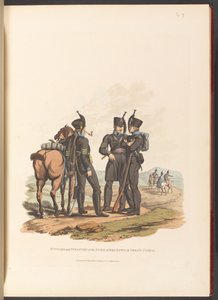 Husaren und Infanterie des Herzog von Braunschweig Oels Korps von Charles Hamilton (after) Smith