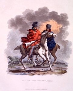 Uniform der schweren und leichten Kavallerie mit Mantel, aus 