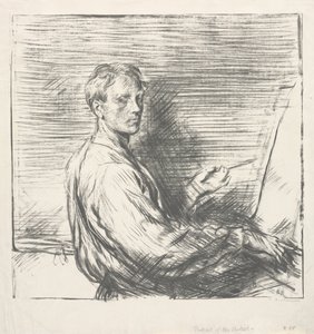 Porträt des Künstlers, Nr. 1, 1905 von Charles Haslewood Shannon