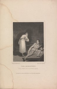 Das Kloster, Mysie Happers Besuch bei Sir Piercie Shafton von Charles Heath