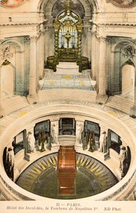 Postkarte/Grab von Napoleon I./Invalides/Paris/Seine/Ile de France/Frankreich