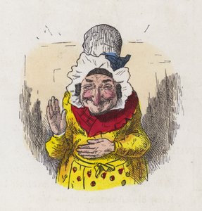 Alte Frau, die lacht