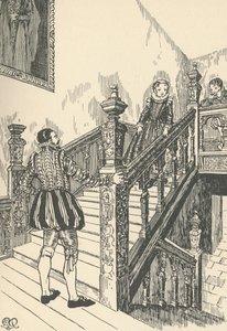 Treppe aus dem 16. Jahrhundert, 1931 von Charles Henry Bourne Quennell