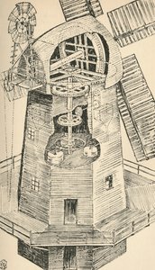 Eine Bockwindmühle, 1931