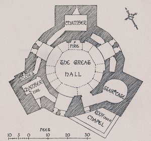 Orford Castle, Suffolk. Nach dem Plan von Mr. Cautley, 1931