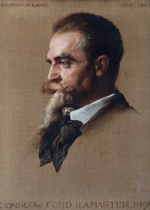Porträt von E. Onslow Ford, 1901