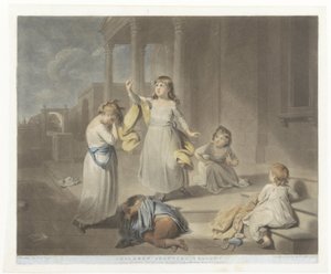 Kinder spielen eine Tragödie von Charles Howard Hodges