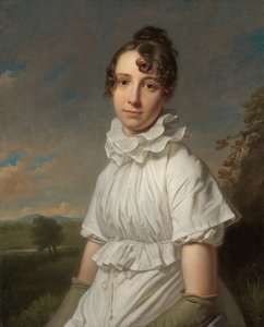 Porträt von Emma Jane Hodges, die Tochter des Künstlers von Charles Howard Hodges