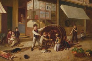 Unfug vor dem Lebensmittelladen von Charles Hunt