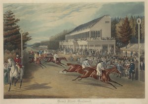 Rennen: Tribüne, Goodwood (Gold Cup-1838) von Charles Hunt