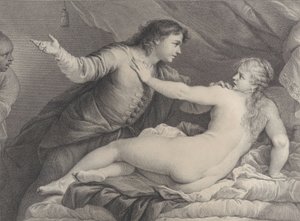 Tarquin und Lucretia, 1752 von Charles Hutin