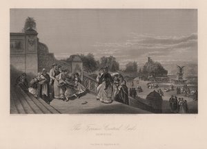 Die Terrasse, Central Park, New York City, New York, USA von Charles I Rosenberg