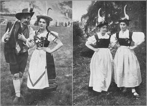 Typen der Tiroler Tracht, ca. 1913