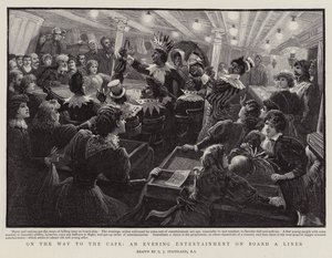 Auf dem Weg zum Kap, eine Abendunterhaltung an Bord eines Liners von Charles J. Staniland